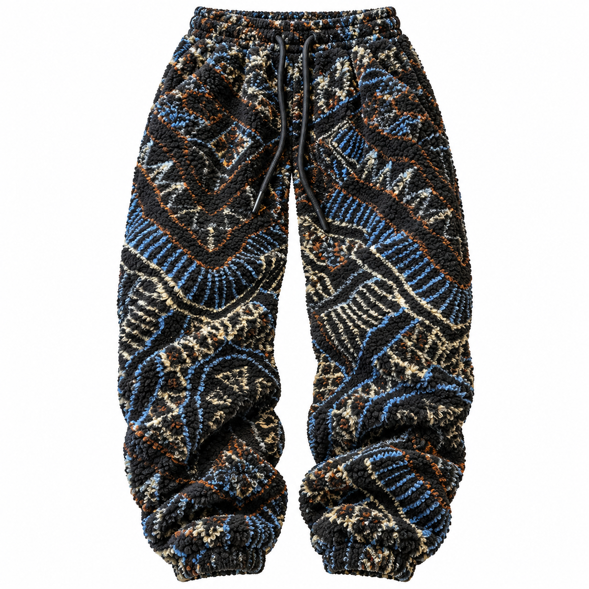 Ace Jolun. Ethnic-Pattern Sherpa Pants product view 1