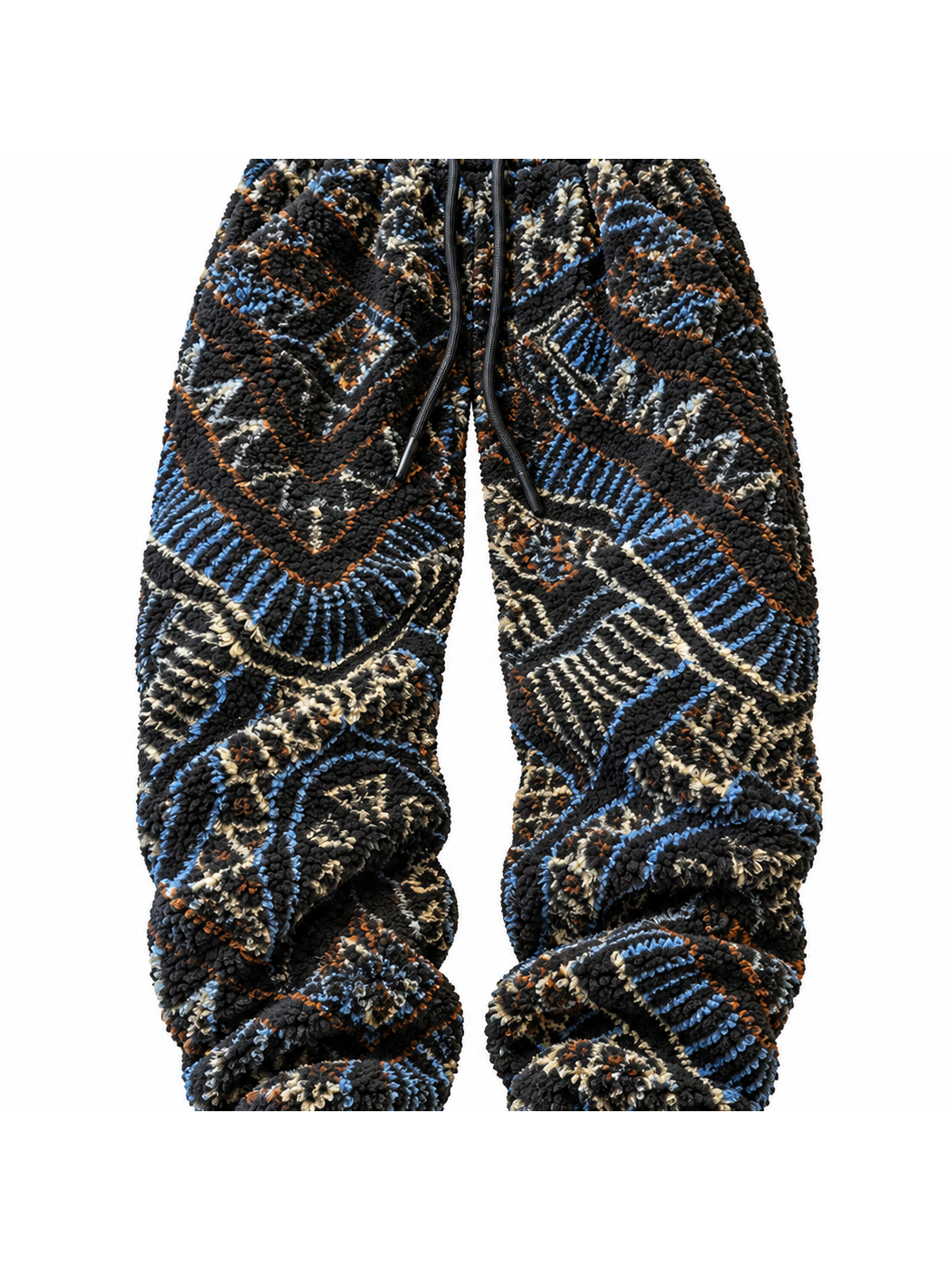 Ace Jolun. Ethnic-Pattern Sherpa Pants product view 2