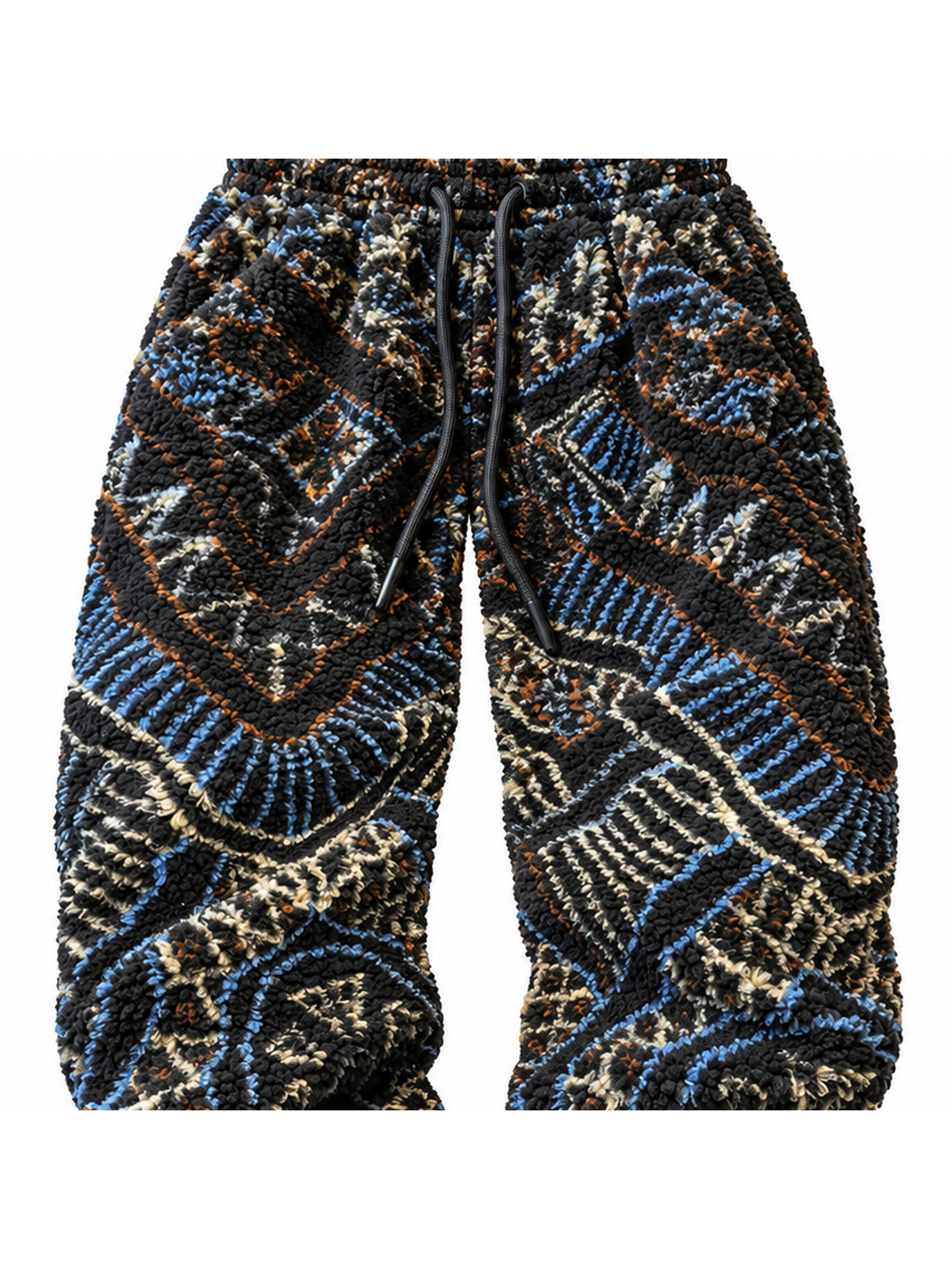 Ace Jolun. Ethnic-Pattern Sherpa Pants product view 3