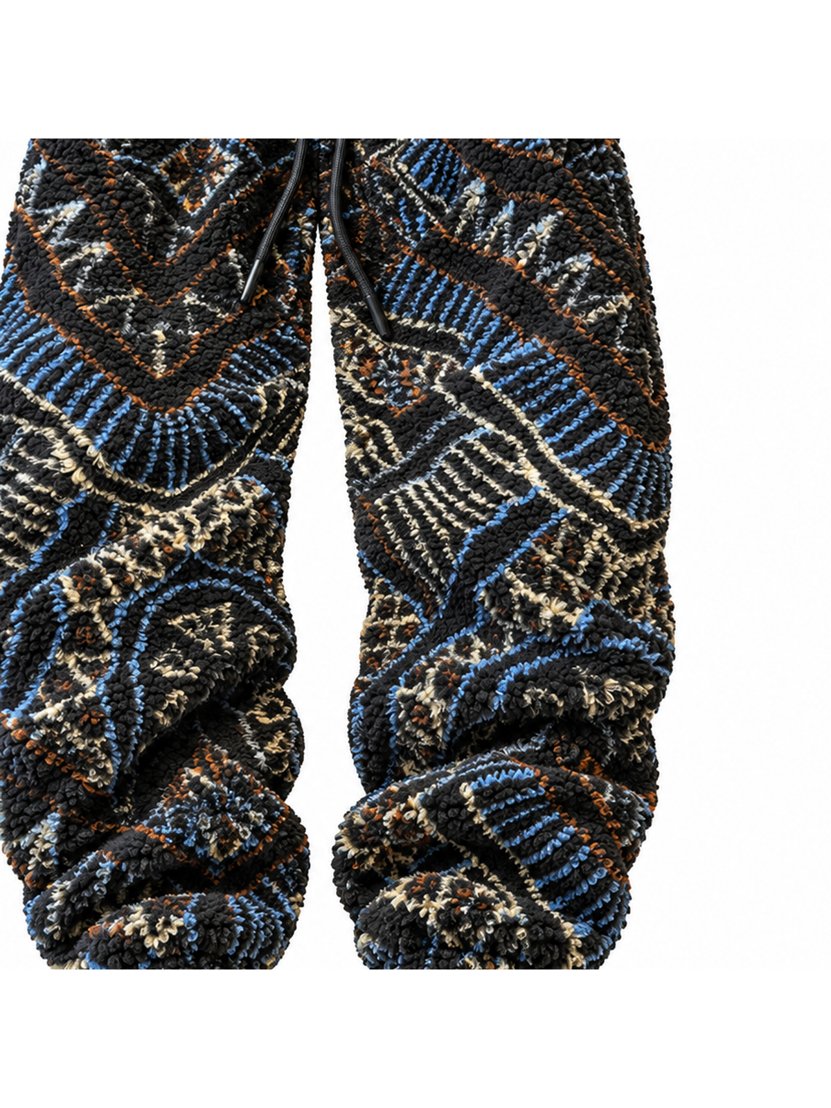 Ace Jolun. Ethnic-Pattern Sherpa Pants product view 5
