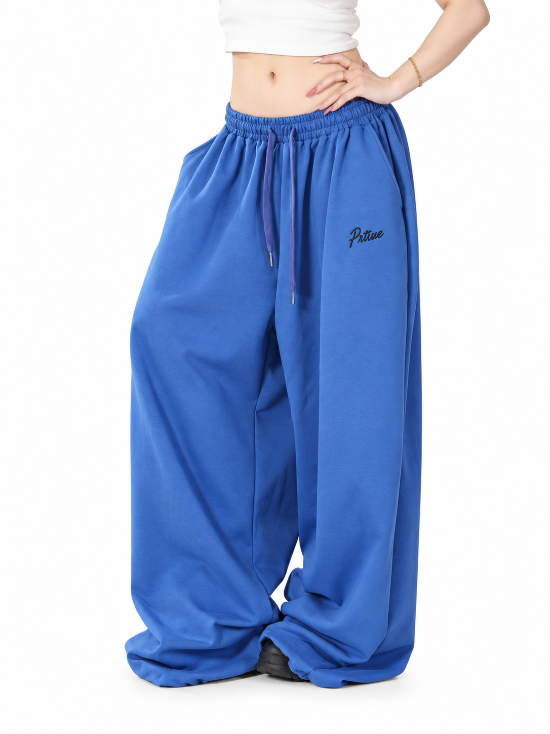 Ace Jolun. Fluid Straight-Leg Dance Sweatpants product view 1