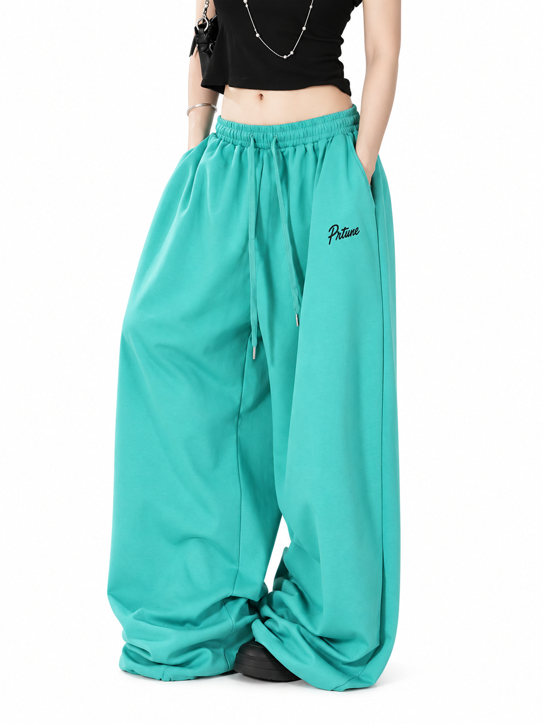 Ace Jolun. Fluid Straight-Leg Dance Sweatpants product view 2