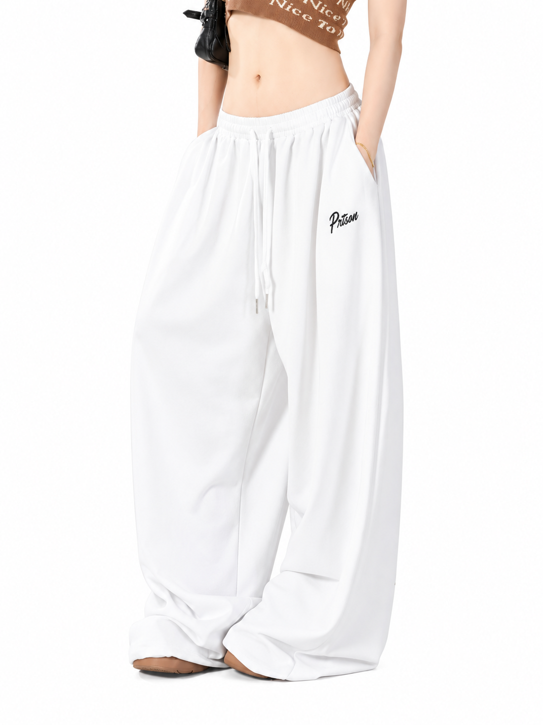 Ace Jolun. Fluid Straight-Leg Dance Sweatpants product view 3