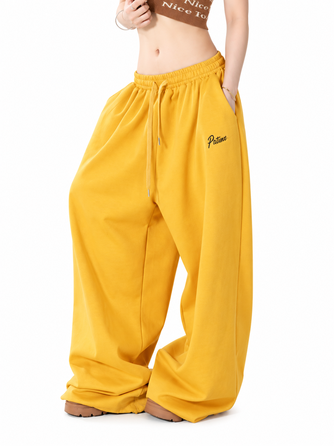 Ace Jolun. Fluid Straight-Leg Dance Sweatpants product view 4