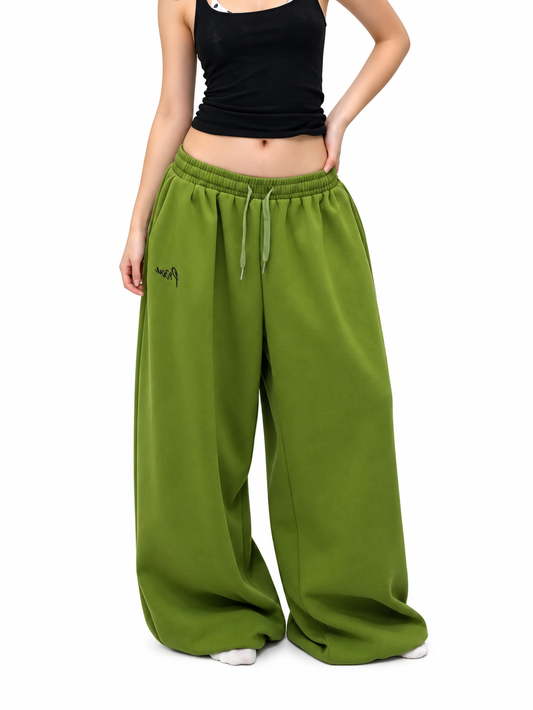 Ace Jolun. Fluid Straight-Leg Dance Sweatpants product view 5