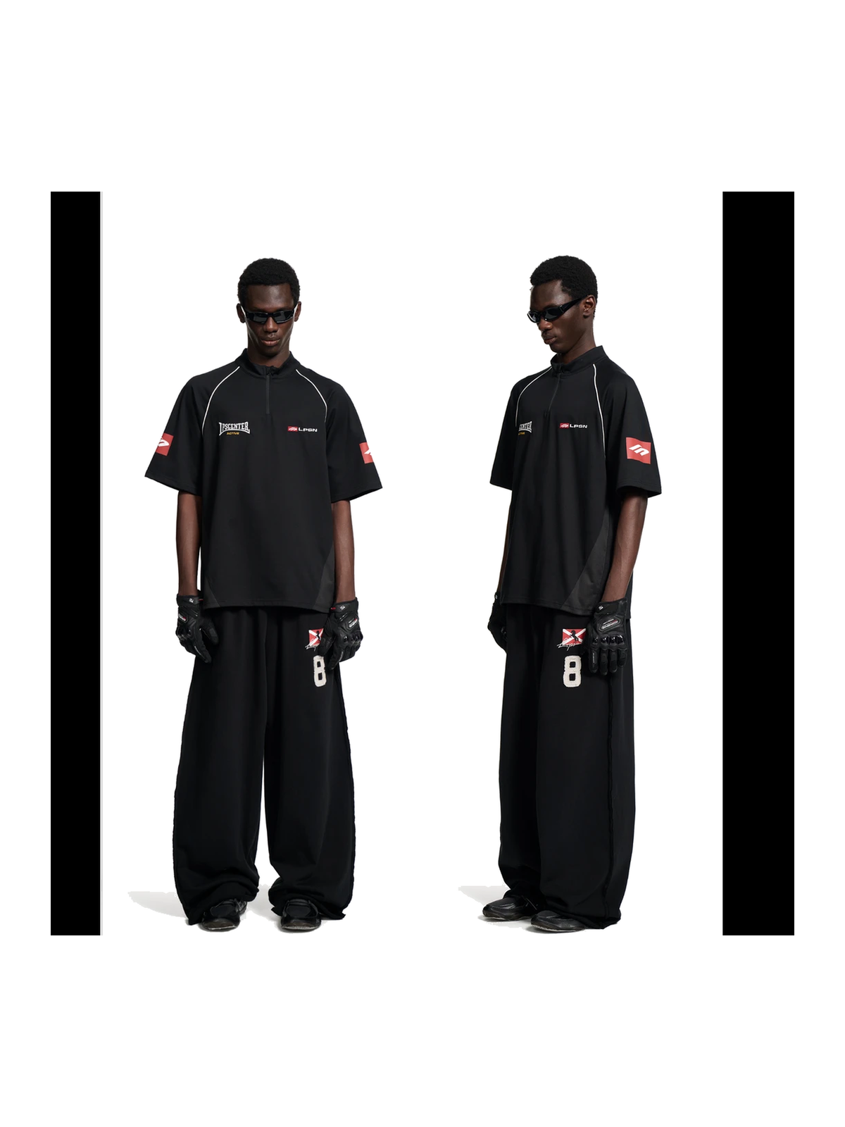 Graphic Number Wide-Leg Pants product image 4