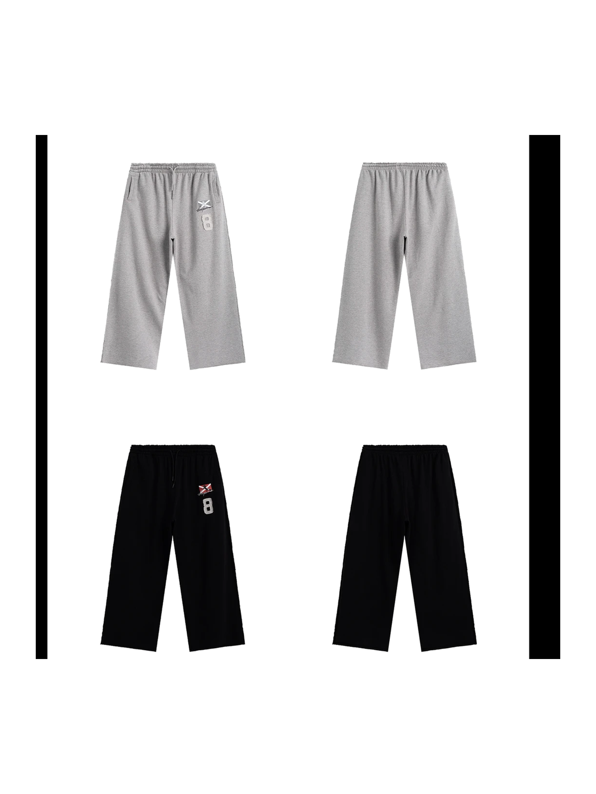 Graphic Number Wide-Leg Pants product image 5