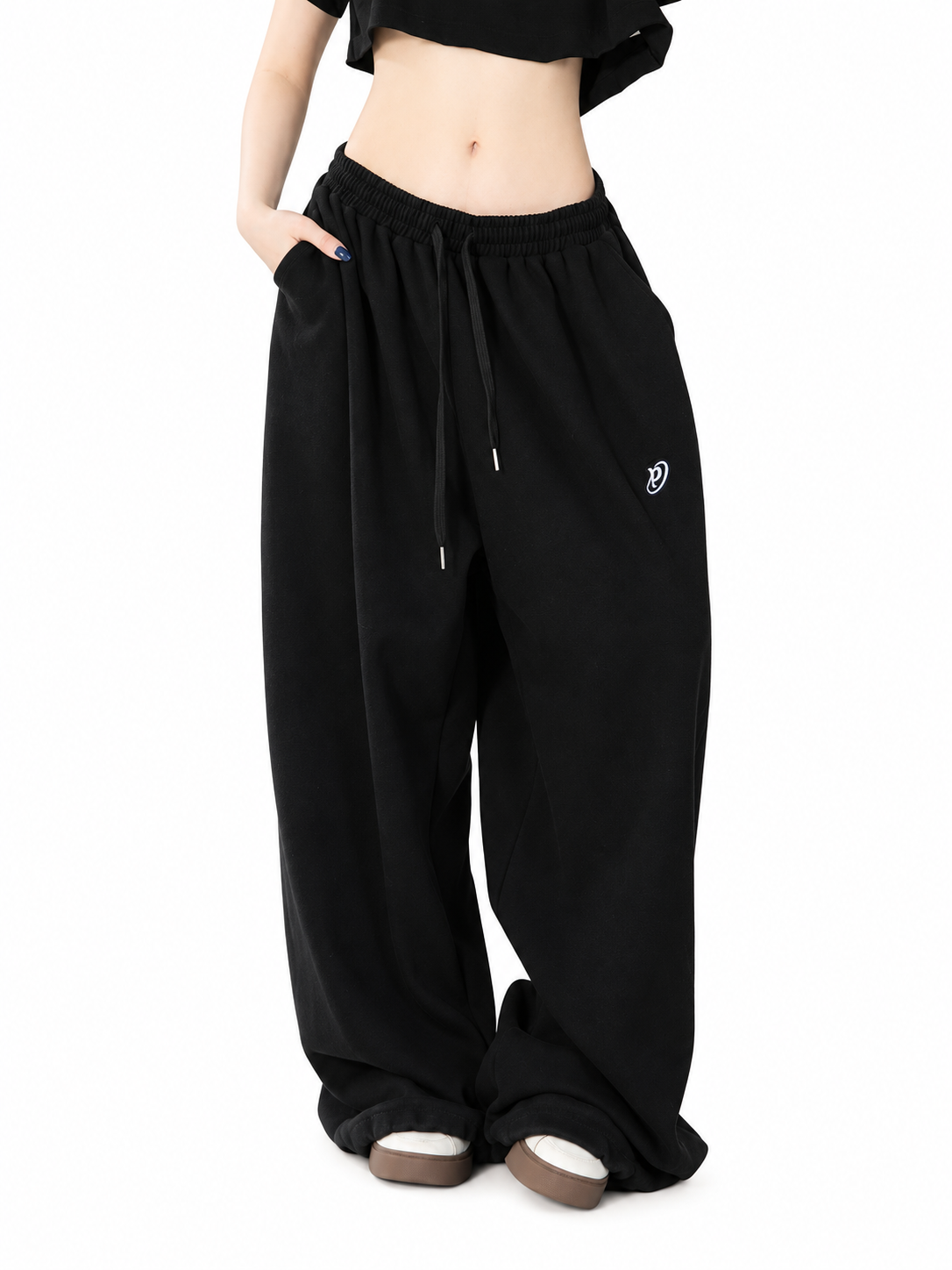 Ace Jolun. Gray Heavyweight Dance Pants product view 3