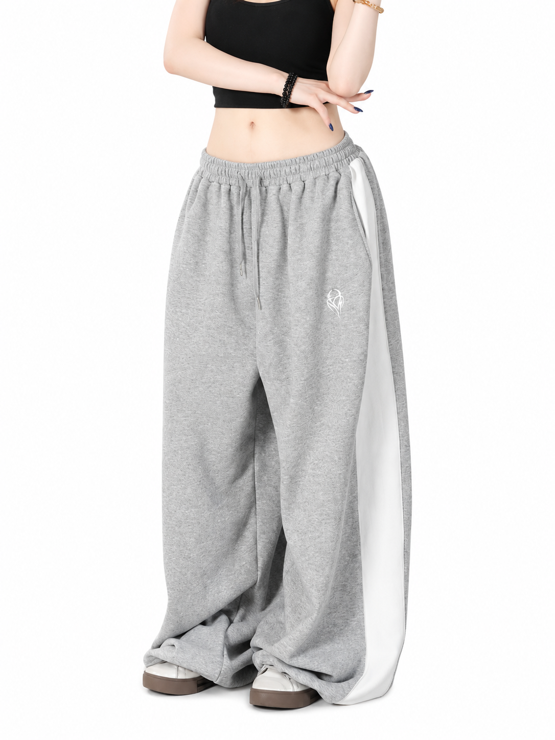 Ace Jolun. Gray Heavyweight Dance Pants product view 5