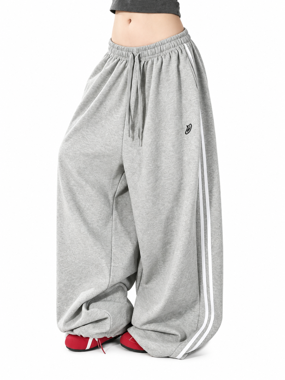 Ace Jolun. Gray Vintage Dance Sweatpants product view 1