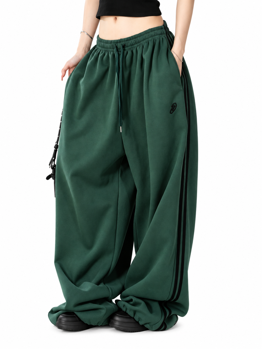 Ace Jolun. Gray Vintage Dance Sweatpants product view 4