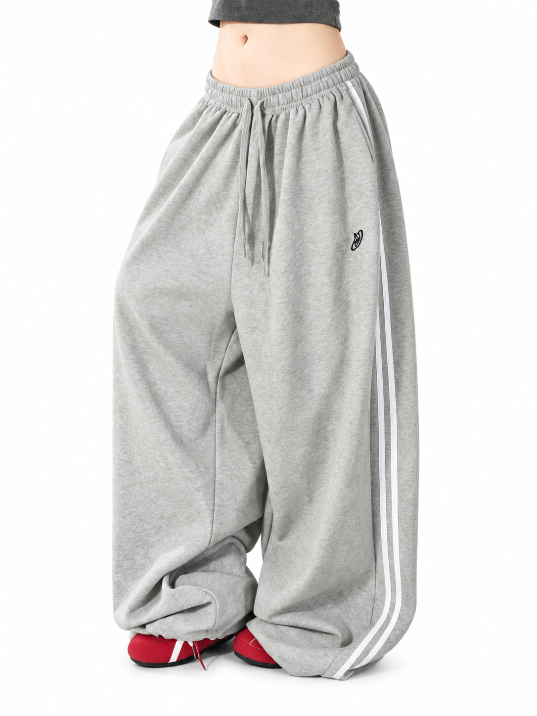 Ace Jolun. Heavyweight Gray Dance Sweatpants product view 4