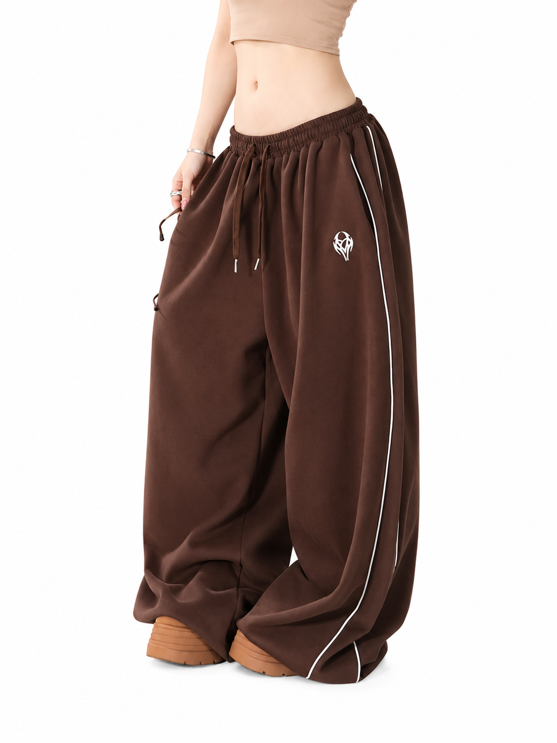Ace Jolun. Heavyweight Gray Dance Sweatpants product view 5