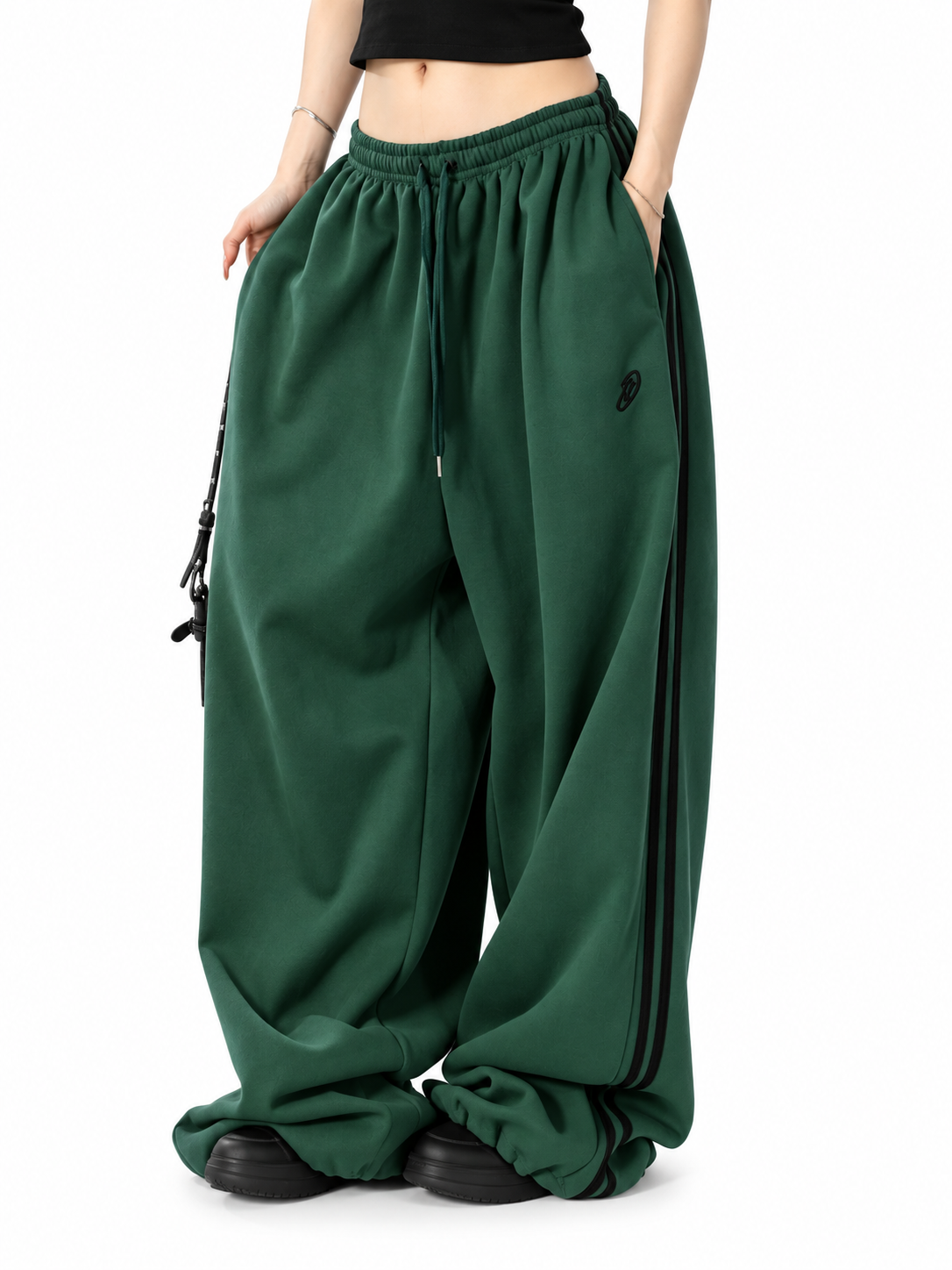 Ace Jolun. Heavyweight Wide-Leg Dance Sweatpants product view 1