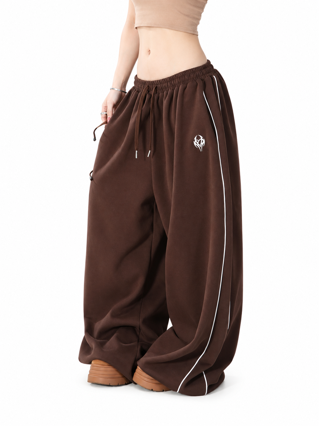 Ace Jolun. Heavyweight Wide-Leg Dance Sweatpants product view 5