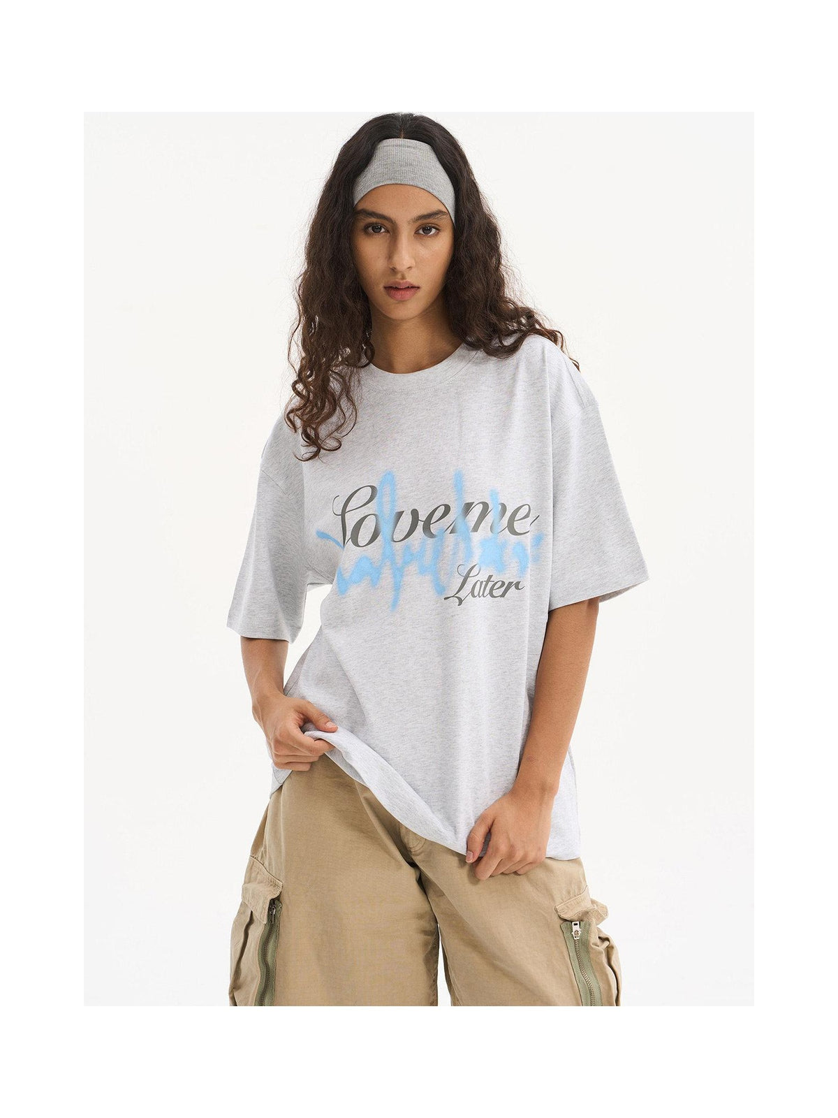 Layered Script Graphic T-Shirt product image