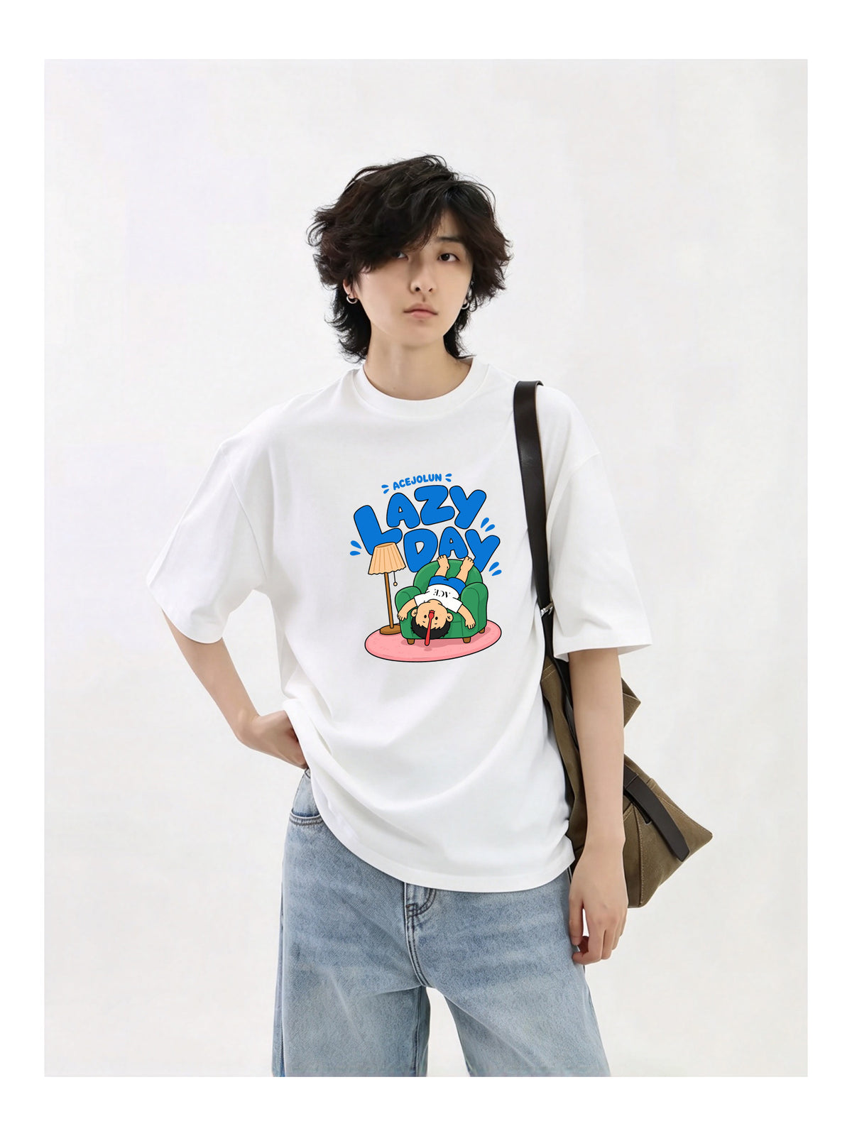 Ace Jolun. Lazy Day Graphic Tee product view 4