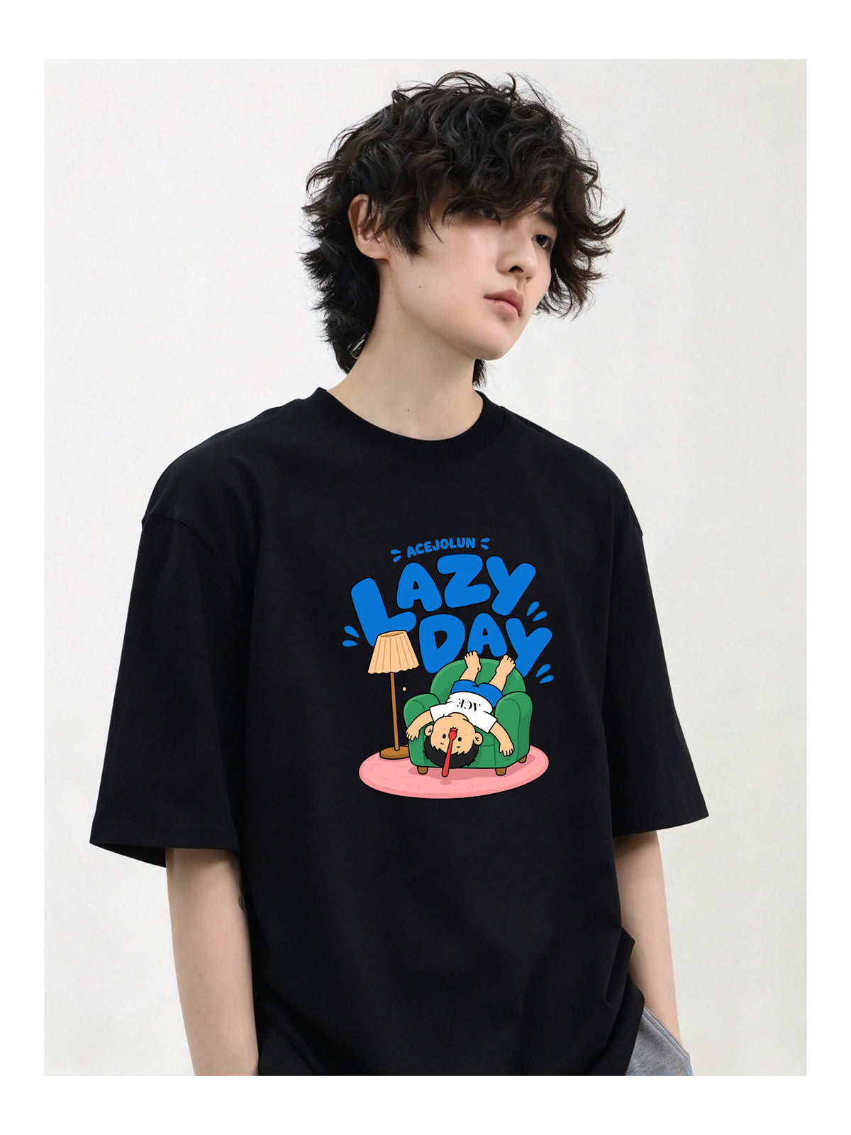 Ace Jolun. Lazy Day Graphic Tee product view 8