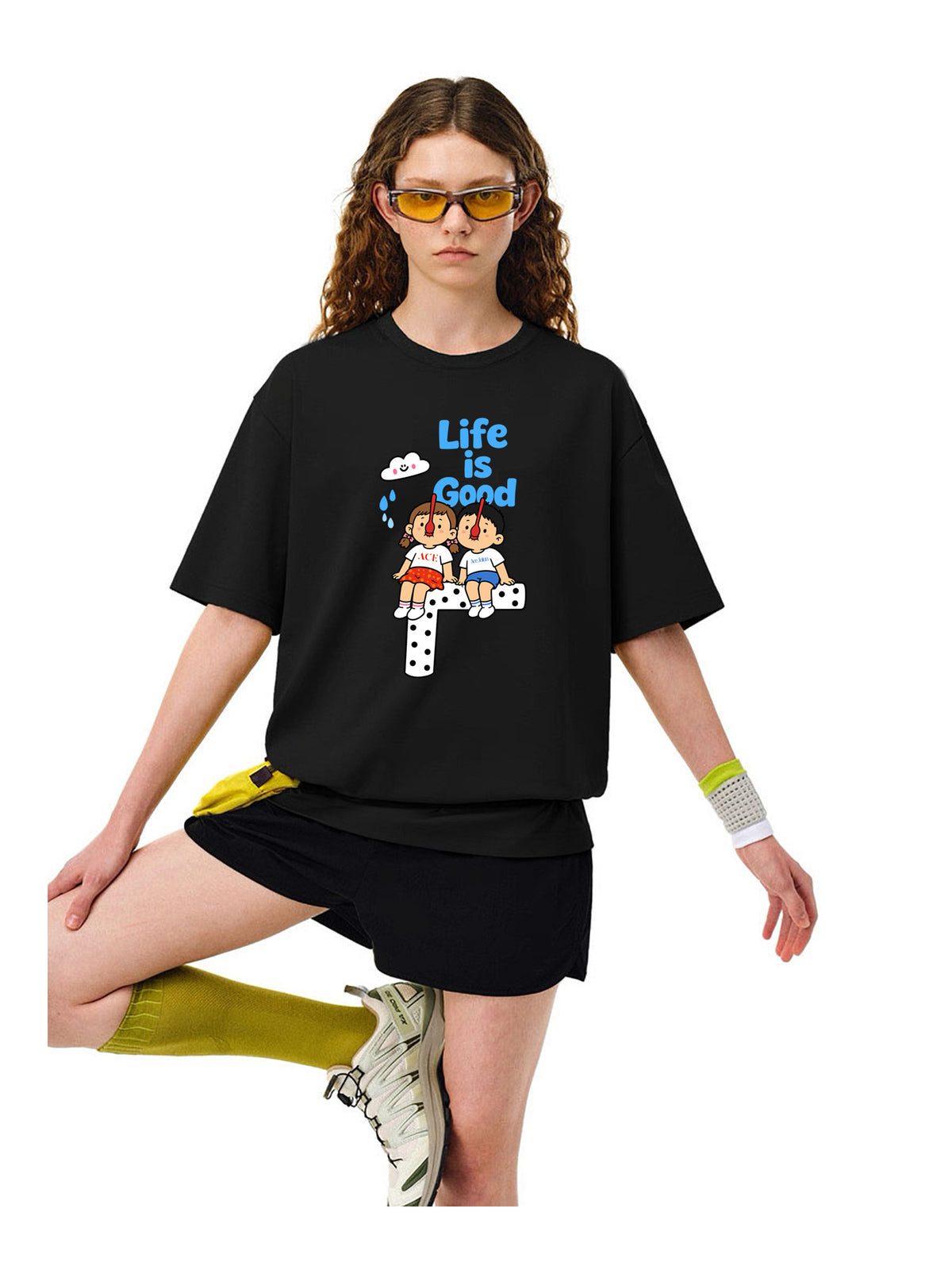 Ace Jolun. Life Is Good Graphic Tee product view 3