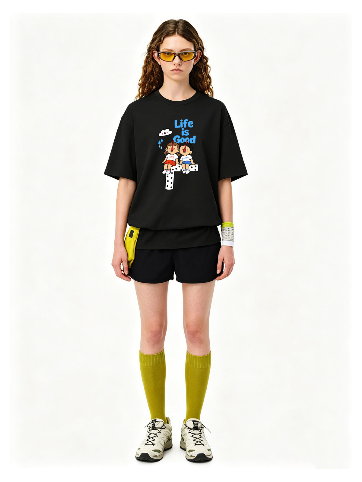 Ace Jolun. Life Is Good Graphic Tee product view 4