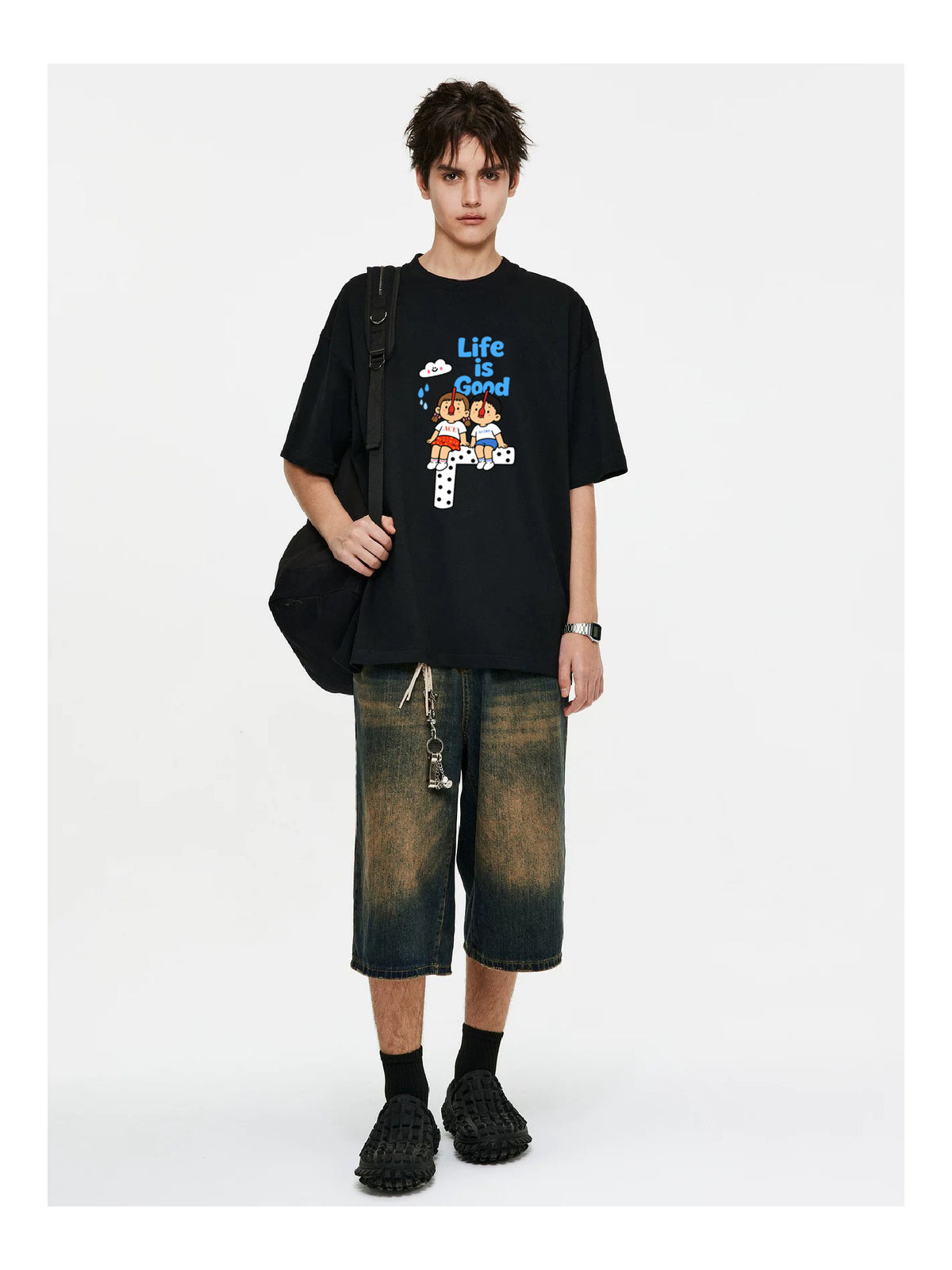 Ace Jolun. Life Is Good Graphic Tee product view 10
