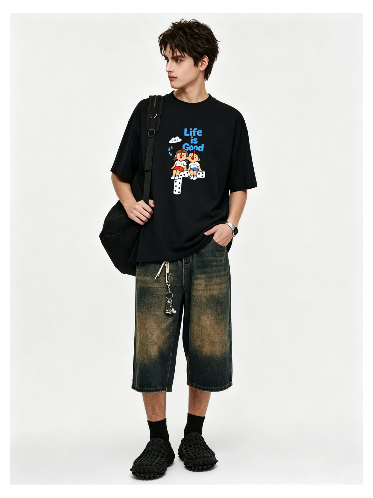 Ace Jolun. Life Is Good Graphic Tee product view 11