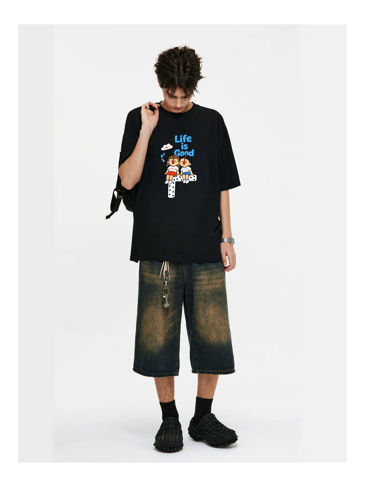 Ace Jolun. Life Is Good Graphic Tee product view 12