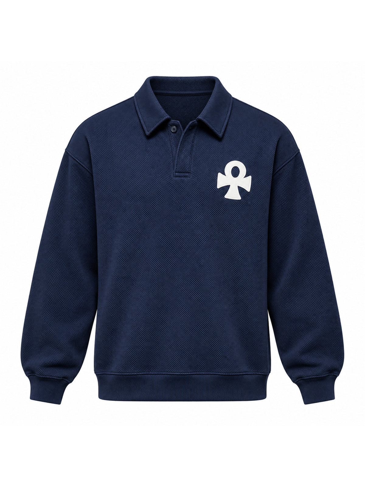 Ace Jolun. Lucky Charm Polo-Collar Sweatshirt product view 1