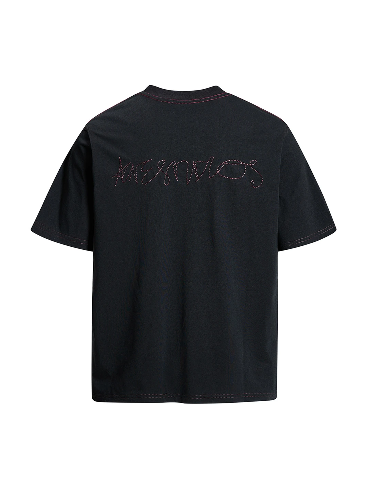 Ace Jolun. Minimal Embroidered Boxy Tee product view 5