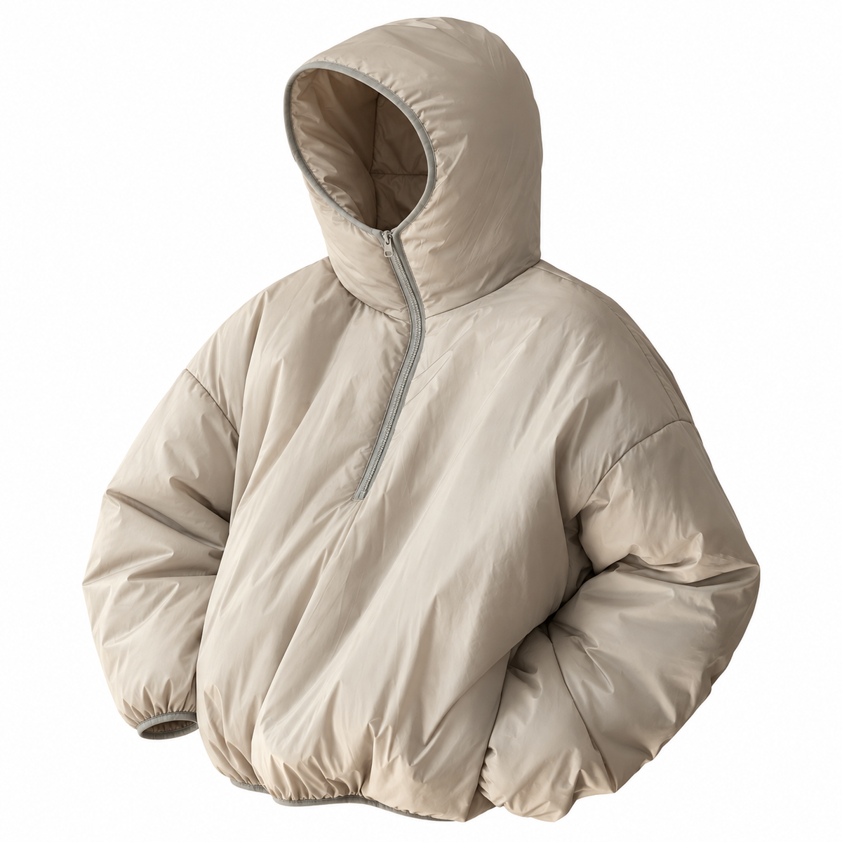 Ace Jolun. Minimal Hooded Puffer Jacket product view 1