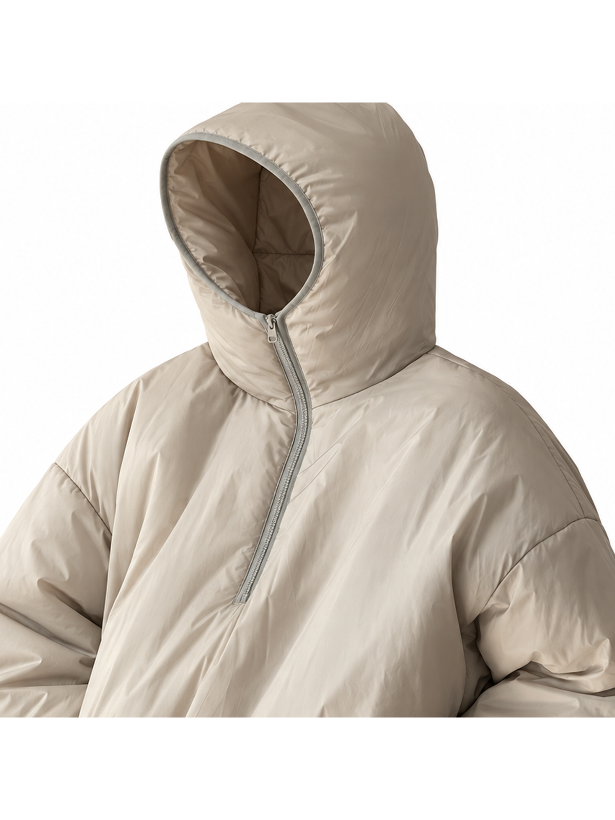 Ace Jolun. Minimal Hooded Puffer Jacket product view 3