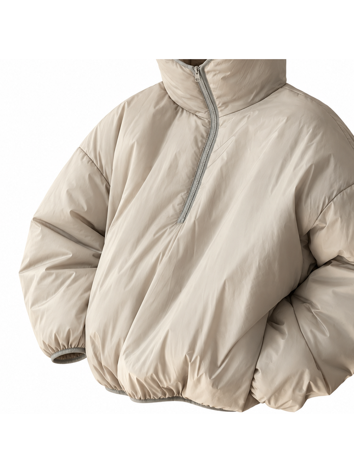 Ace Jolun. Minimal Hooded Puffer Jacket product view 4