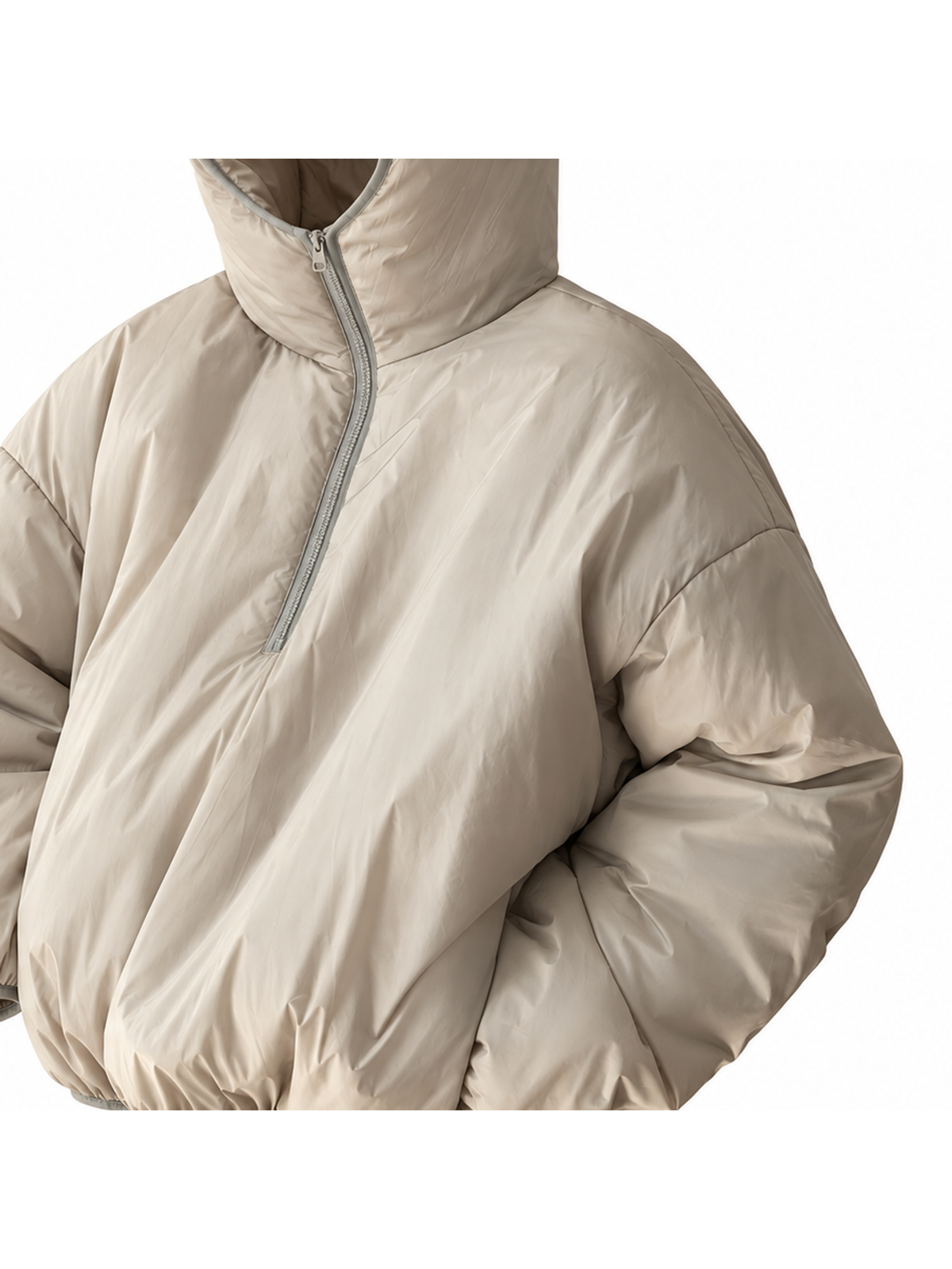 Ace Jolun. Minimal Hooded Puffer Jacket product view 5