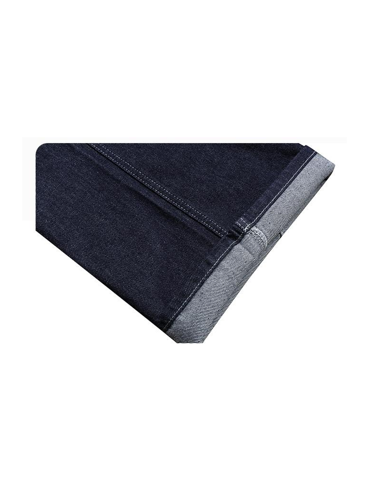 Ace Jolun. Music-Note Embroidered Raw Denim Jeans product view 4