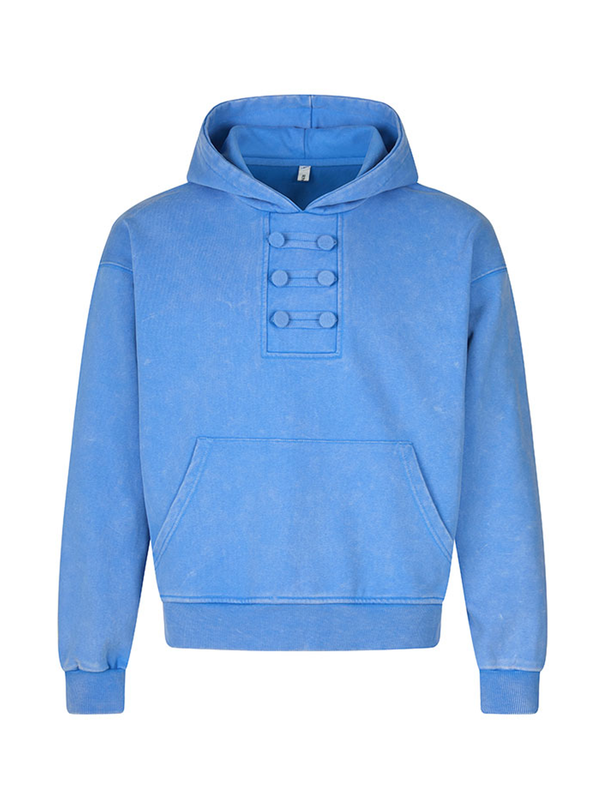 Ace Jolun. Napoleon-Button Cropped Zip Hoodie product view 1