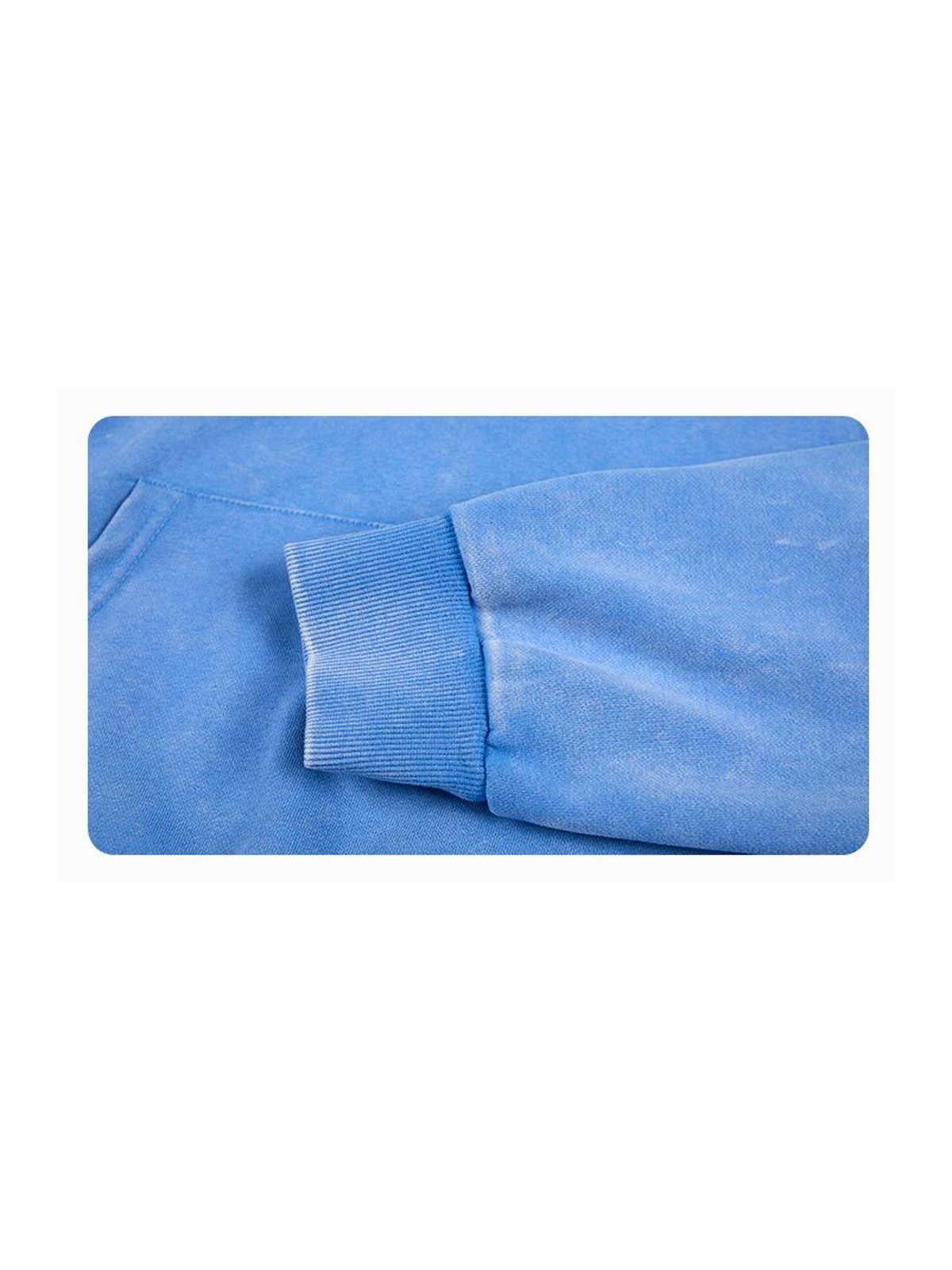 Ace Jolun. Napoleon-Button Cropped Zip Hoodie product view 3