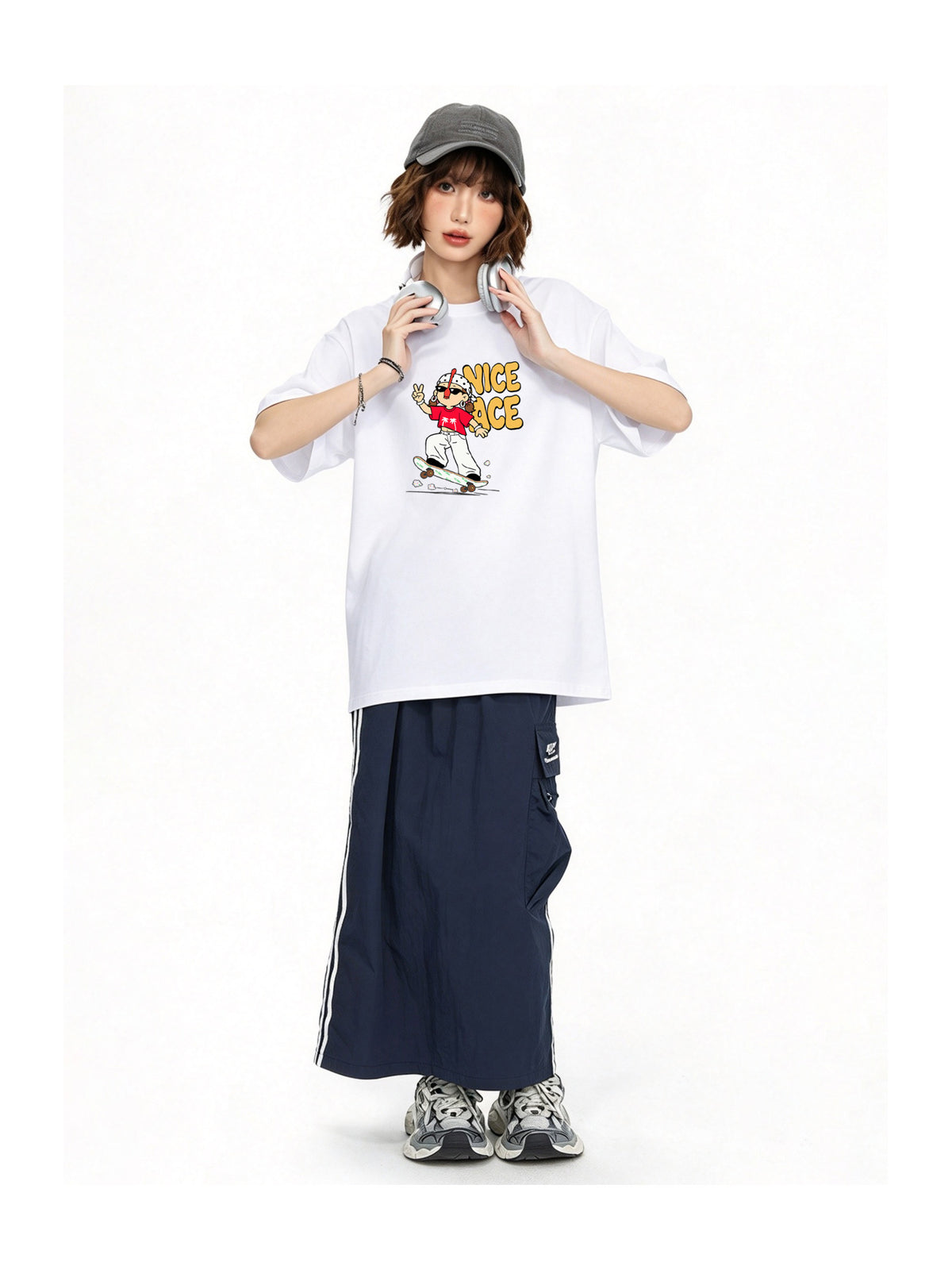 Ace Jolun. Nice Pace Character Graphic Tee product view 3