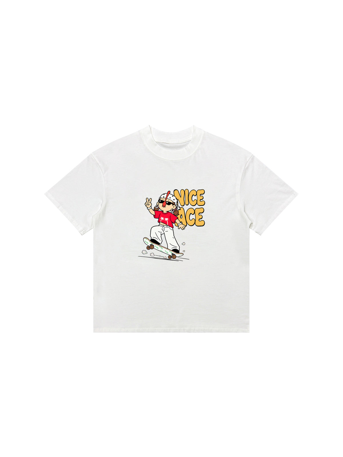 Ace Jolun. Nice Pace Character Graphic Tee product view 5