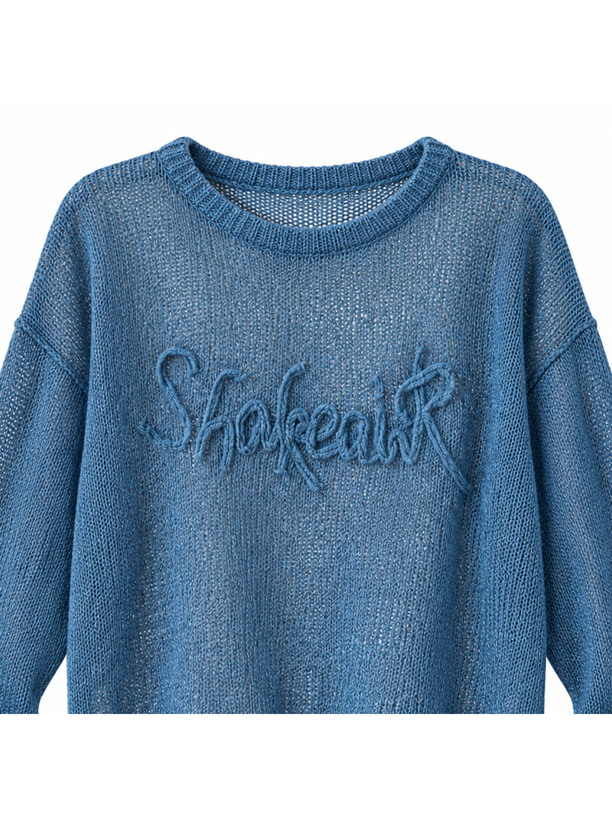 Ace Jolun. Openwork Lightweight Knit Sweater product view 3