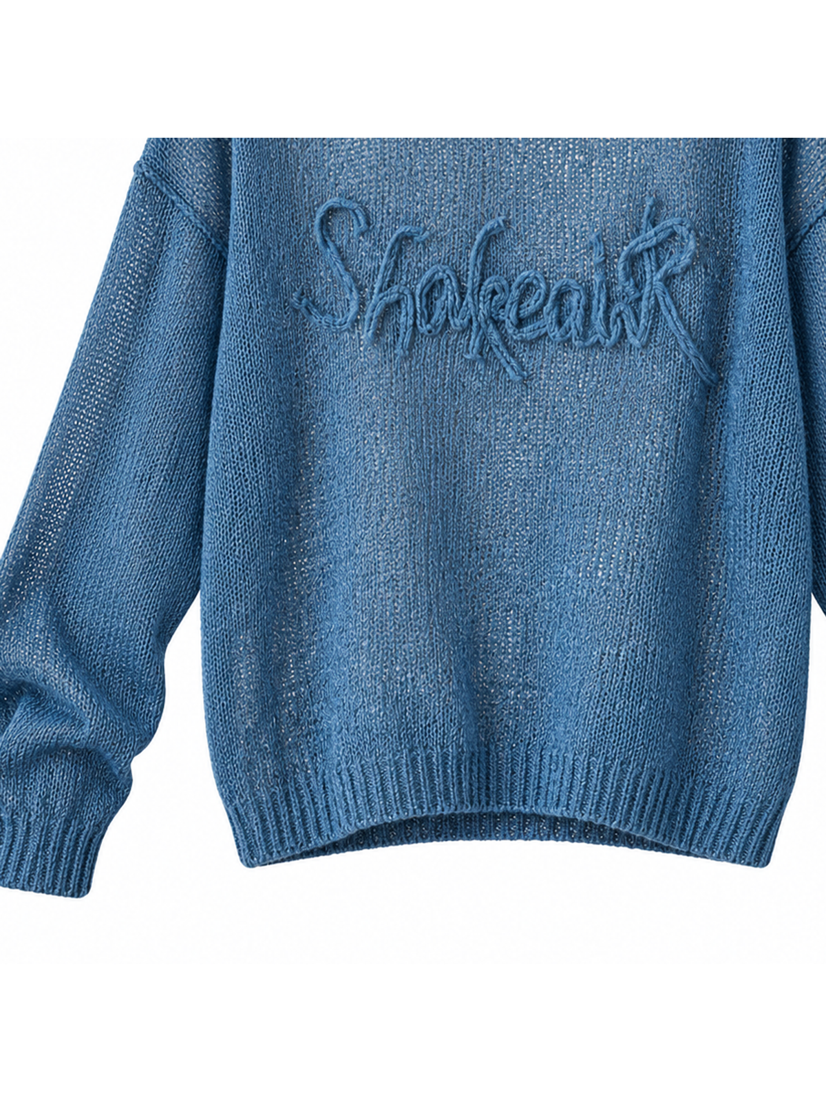Ace Jolun. Openwork Lightweight Knit Sweater product view 4