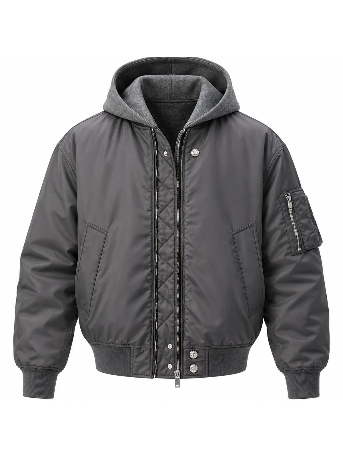 Ace Jolun. Padded MA-1 Bomber Jacket product view 2