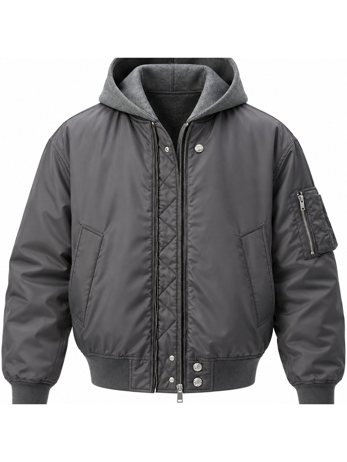 Ace Jolun. Padded MA-1 Bomber Jacket product view 3
