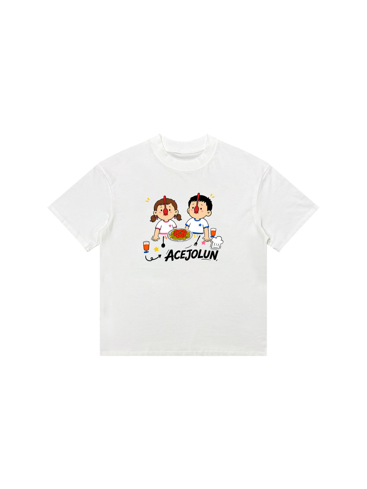 Ace Jolun. Playful Duo Graphic Tee product view 1