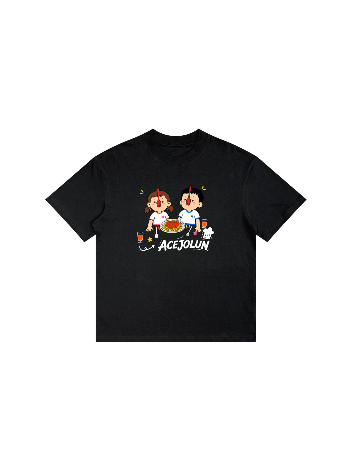 Ace Jolun. Playful Duo Graphic Tee product view 2