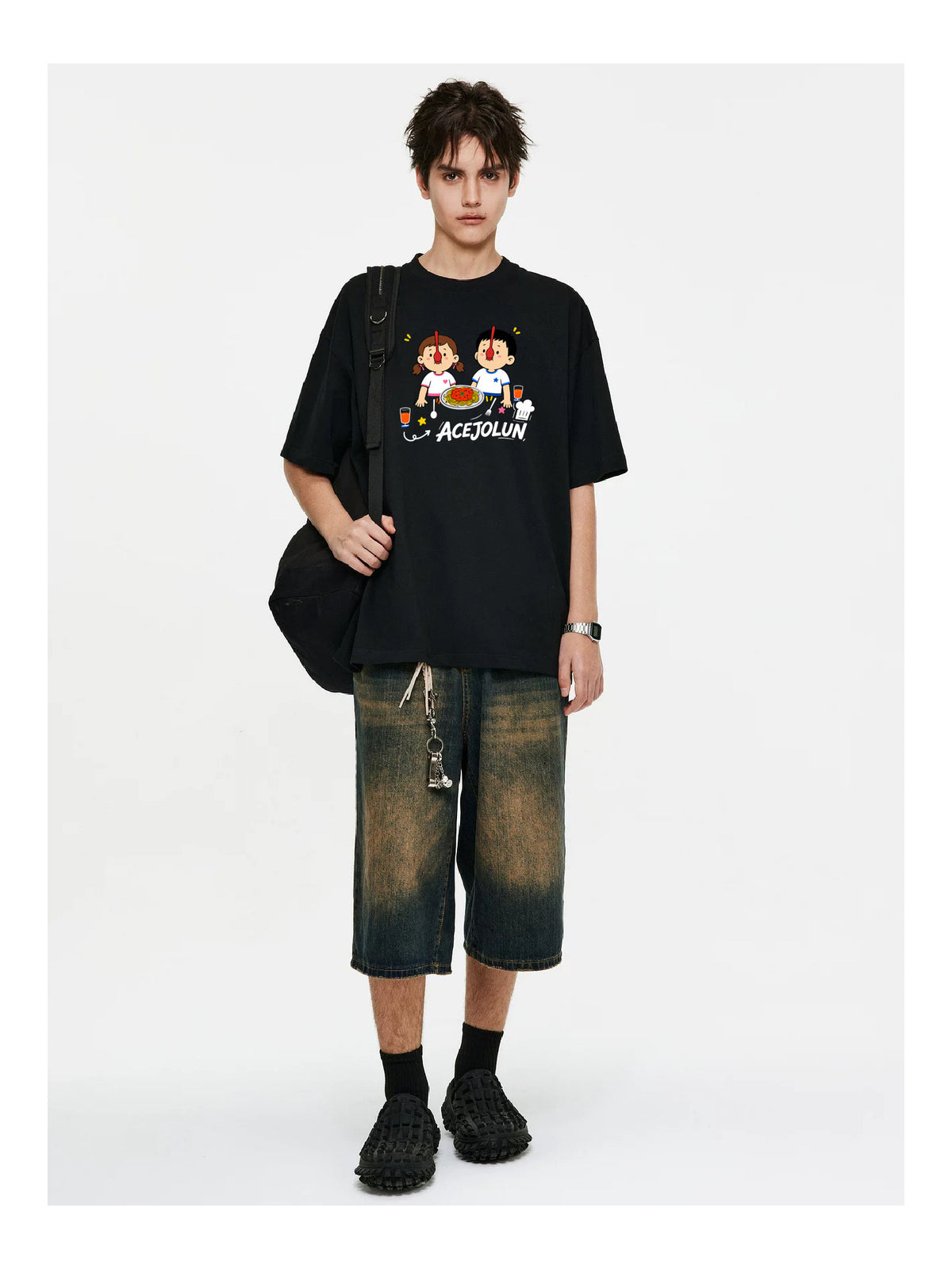 Ace Jolun. Playful Duo Graphic Tee product view 6