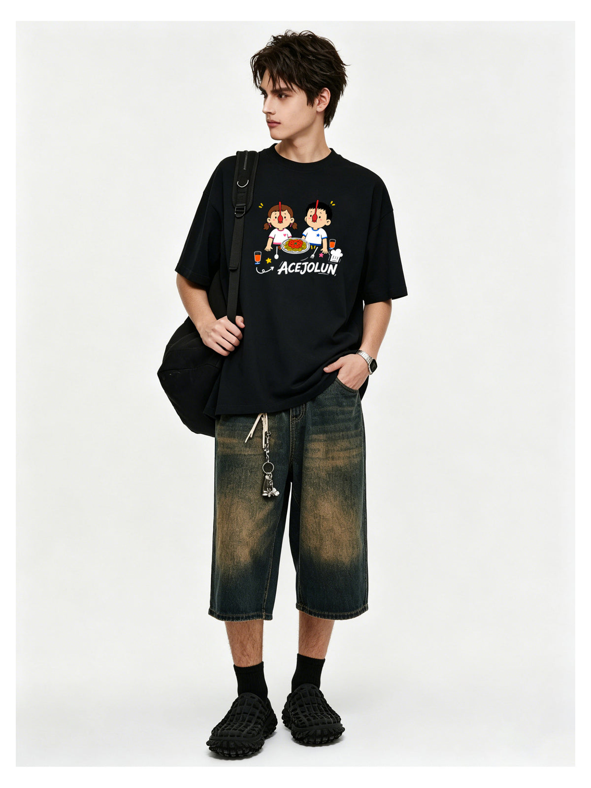 Ace Jolun. Playful Duo Graphic Tee product view 7