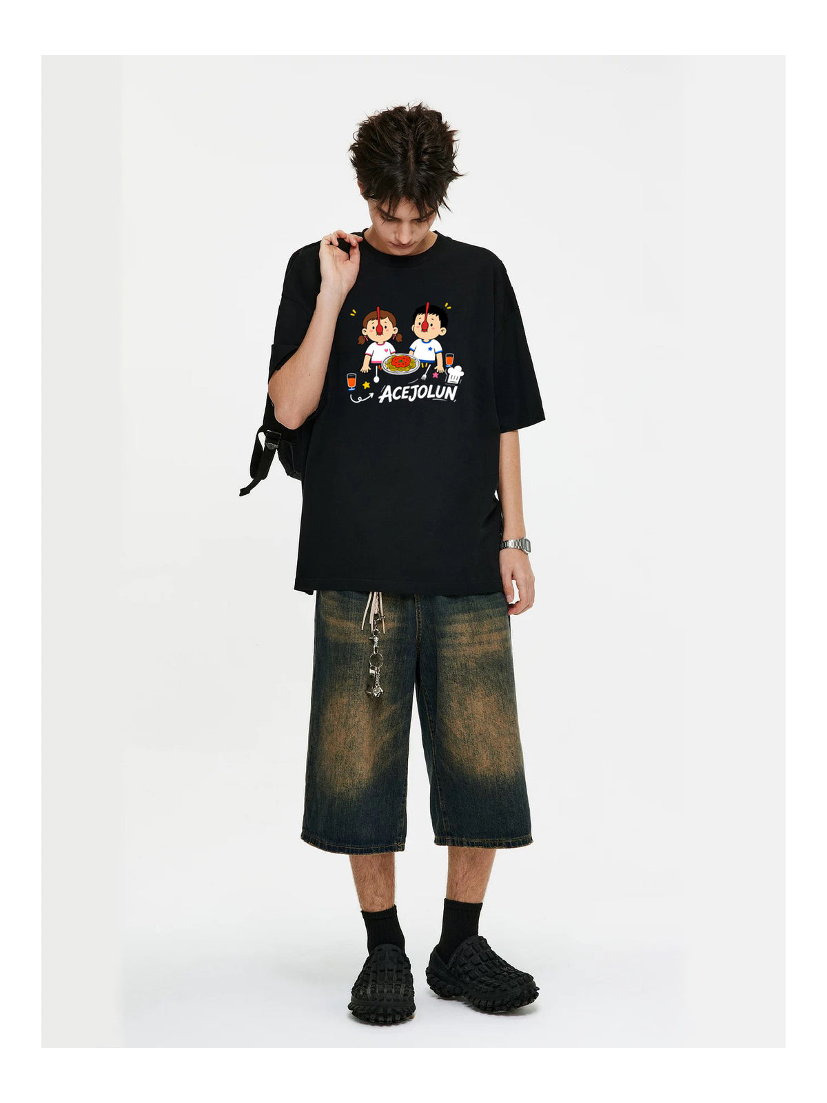 Ace Jolun. Playful Duo Graphic Tee product view 8