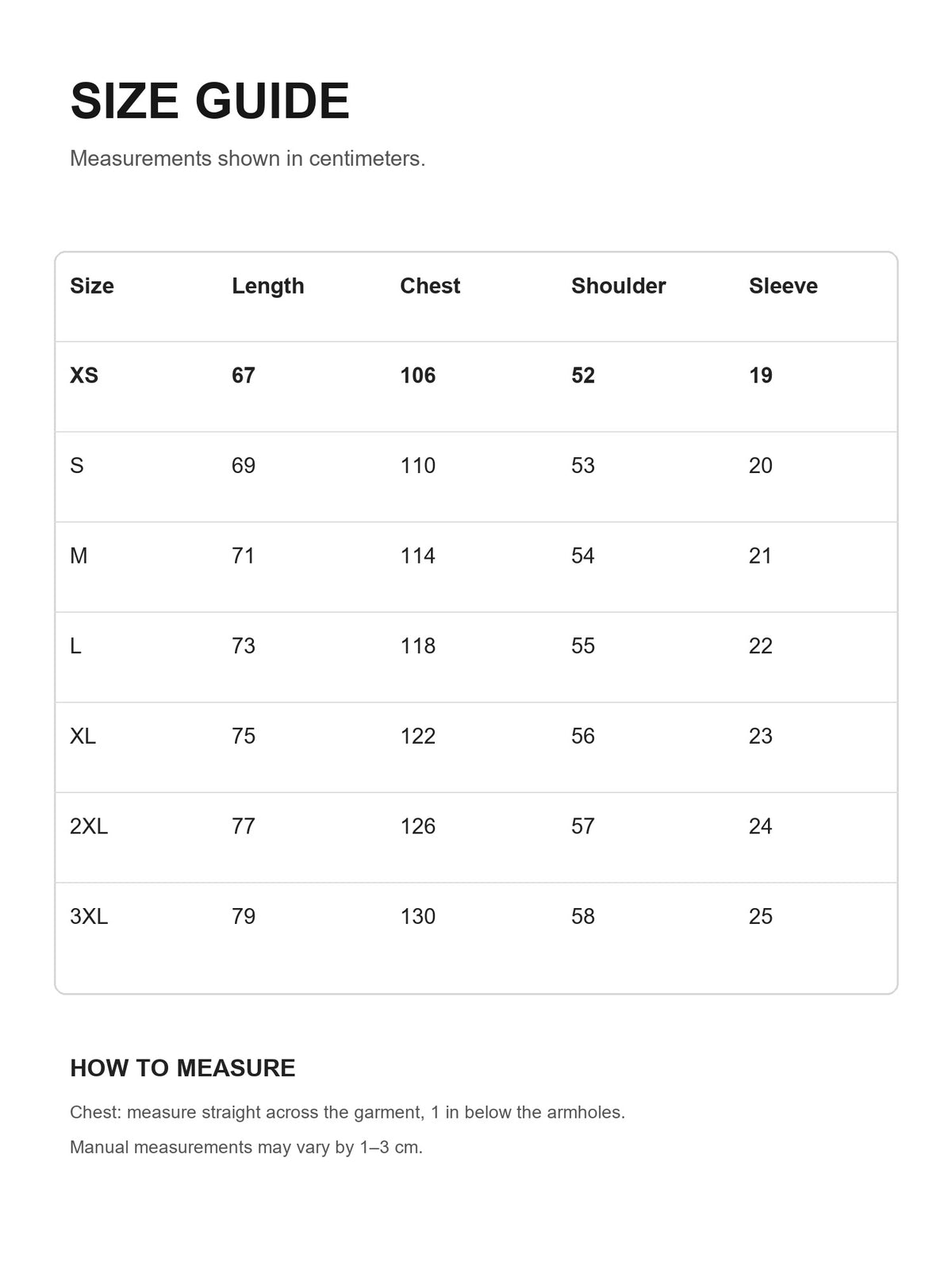 Ace Jolun. Poolside Friends Graphic Tee size guide