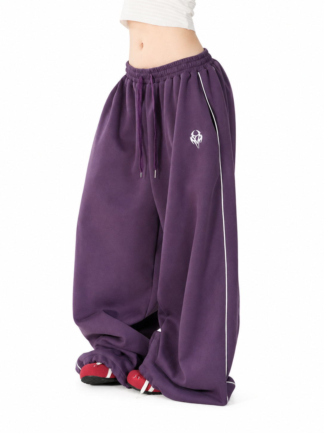 Ace Jolun. Purple Heavyweight Dance Sweatpants product view 1