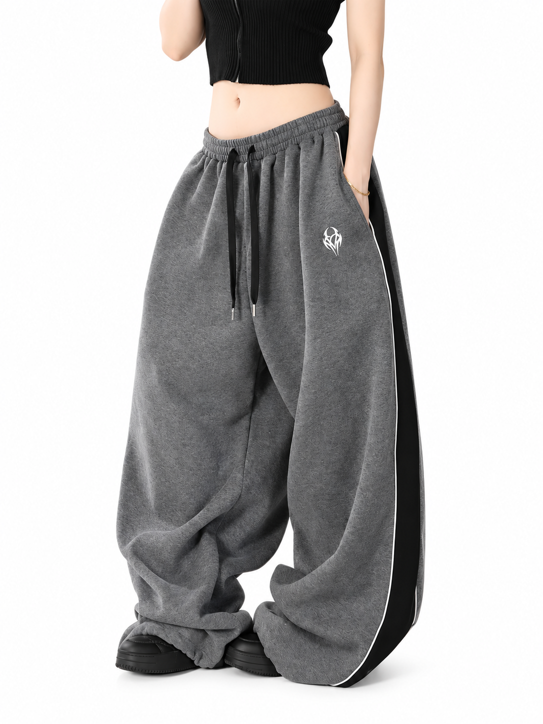 Ace Jolun. Purple Heavyweight Dance Sweatpants product view 2